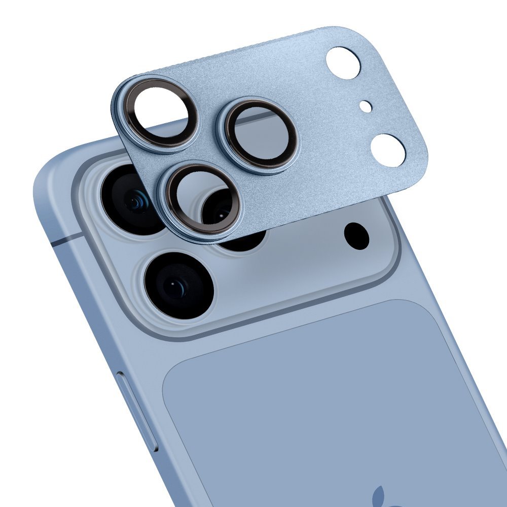 Apple iPhone 18 Pro OBAL:ME Camera Lens Glass kamera sziget védőüveg (Világoskék)