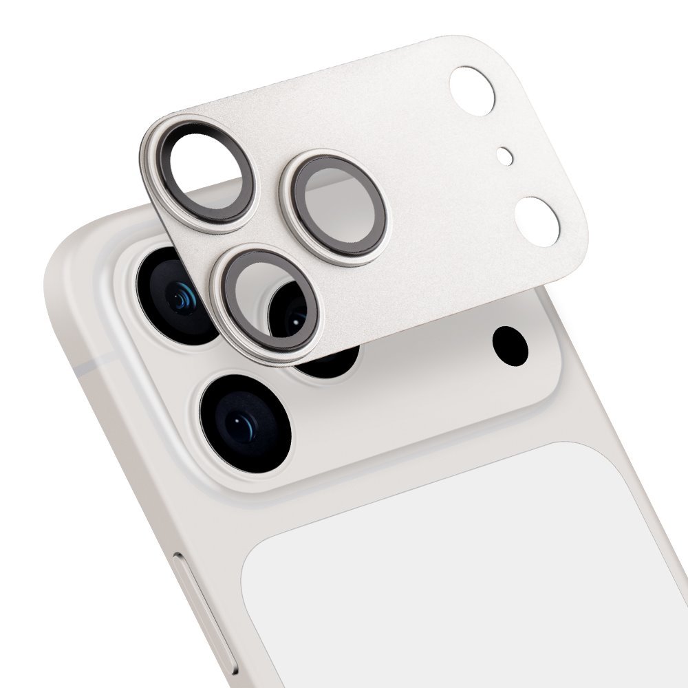 Apple iPhone 18 Pro Max OBAL:ME Camera Lens Glass kamera sziget védőüveg (Ezüst)