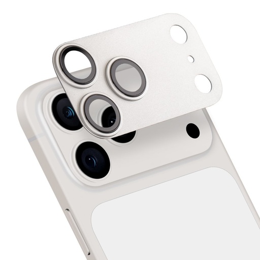 Apple iPhone 18 Pro Max OBAL:ME Camera Lens Glass kamera sziget védőüveg (Ezüst)