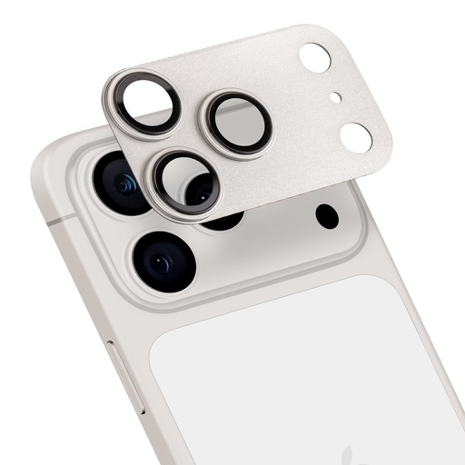 Apple iPhone 18 Pro OBAL:ME Camera Lens Glass kamera sziget védőüveg (Ezüst)