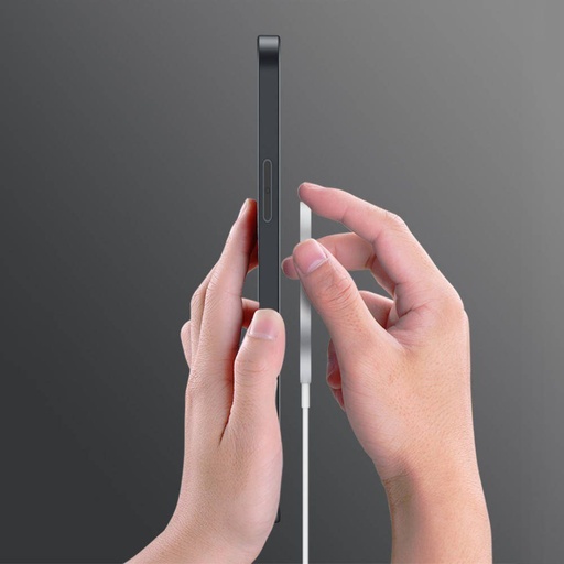 Apple iPhone 12 Mini SULADA mágneses hátlap tok, (Fekete)