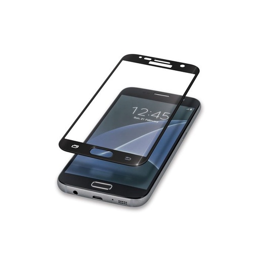 Samsung Galaxy A6+ 5D üvegfólia teljes kijelzőre, átlátszó (fekete keret)