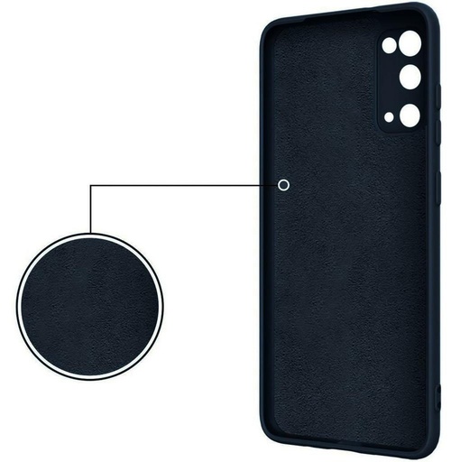 Samsung Galaxy A52 4G/A52 5G/A52s 5G silicone ring hátlap tok (Kék)