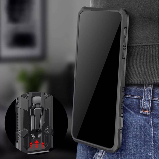 Apple iPhone 13 TANK ütésálló hátlap tok (Fekete)