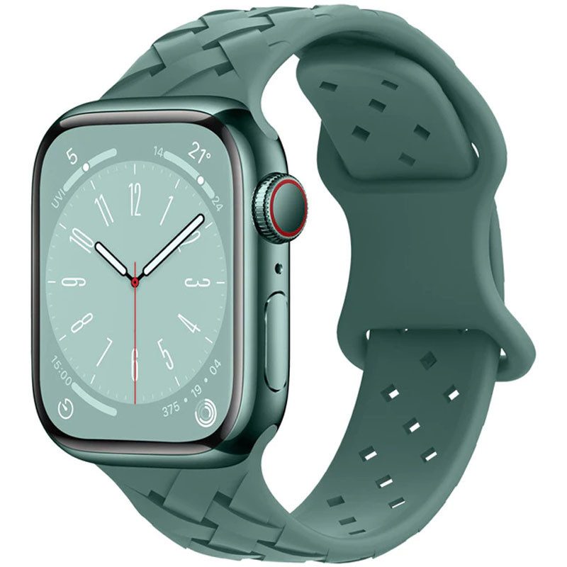 [6931474793058] Apple Watch 42mm / Watch 44mm / Watch 45mm / Watch 49mm HOCO WA16 bamboo strap olívazöld