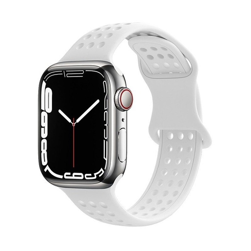 Apple Watch 42mm / Watch 44mm / Watch 45mm / Watch 49mm HOCO WA08 okosóra szíj fehér