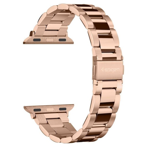Apple Watch Series 1/2/3/4/5/6(38/40mm) Spigen modern fit rozsdamentes acél szíj, rozéarany