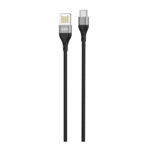 XO NB188 micro USB adatkábel (Szürke) – 1 m, 2.4A, kétoldalas USB csatlakozó