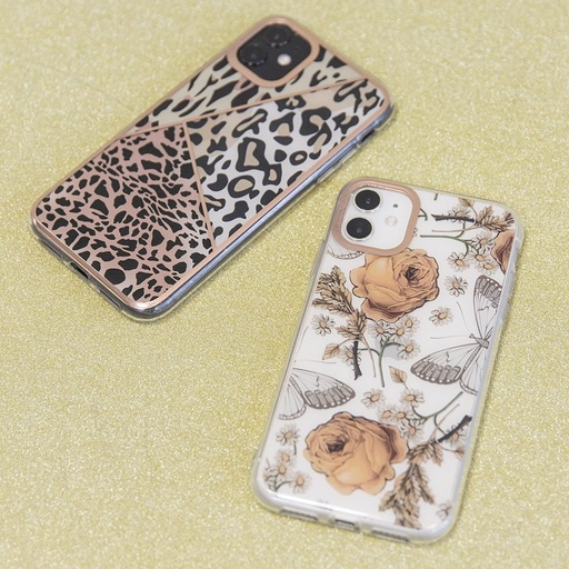 Apple iPhone 12 / iPhone 12 Pro szilikon hátlap tok (Rózsa)