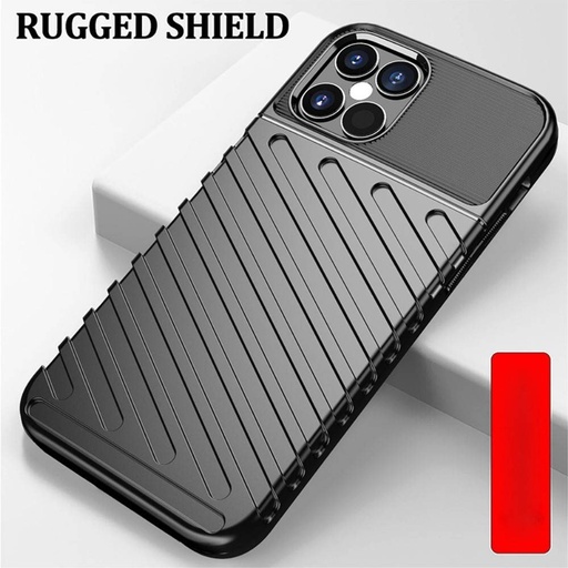 Apple iPhone 12/12 Pro thunder hátlap tok (Fekete)