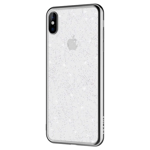 Apple iPhone 7/8/SE 2020/ SE 2022 Sulada glitter hátlap tok (Fekete)