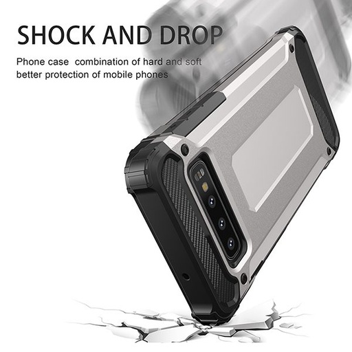 Apple iPhone 12 Pro Max armor ütésálló hátlap tok, (Fekete)