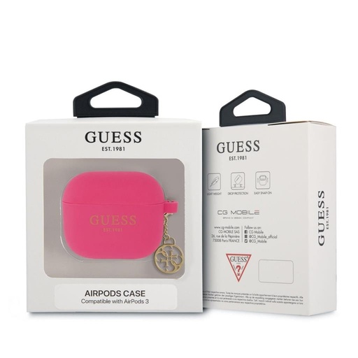 AirPods 3 Guess 4G Charms tok (Pink) - GUA3LSC4EF