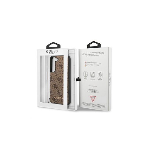 Samsung Galaxy S22+ Guess 4G Charms tok (Barna) - GUHCS22MGF4GBR