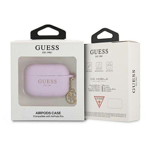 AirPods 3 Guess 4G Charms tok (Lila) - GUA3LSC4EU