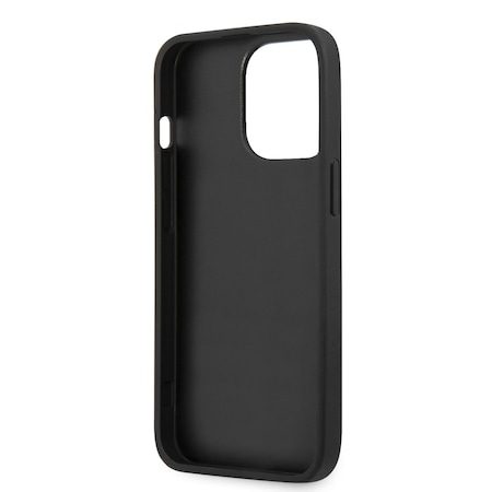 Apple iPhone 13 mini Karl Lagerfeld PU Saffiano Karl and Choupette Heads tok (Ezüst) – KLHCP13SSAKICKCSL