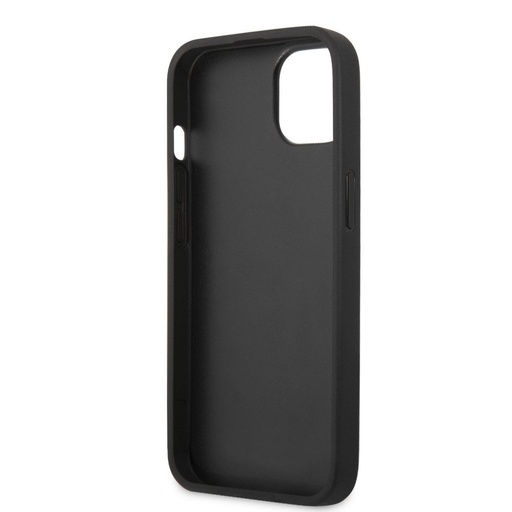 Apple iPhone 13 mini Karl Lagerfeld PU Saffiano Karl Head tok (Ezüst) – KLHCP13SSAKHSL
