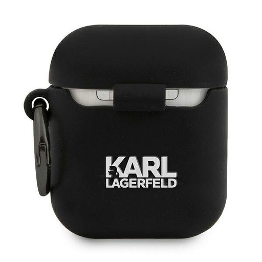 Apple AirPods 1/2 Karl Lagerfeld Rue St Guillaume tok (Fekete) – KLACA2SILRSGBK