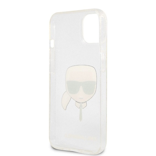 Apple iPhone 13 mini Karl Lagerfeld Karl Glitter tok (Ezüst) – KLHCP13SKHTUGLS