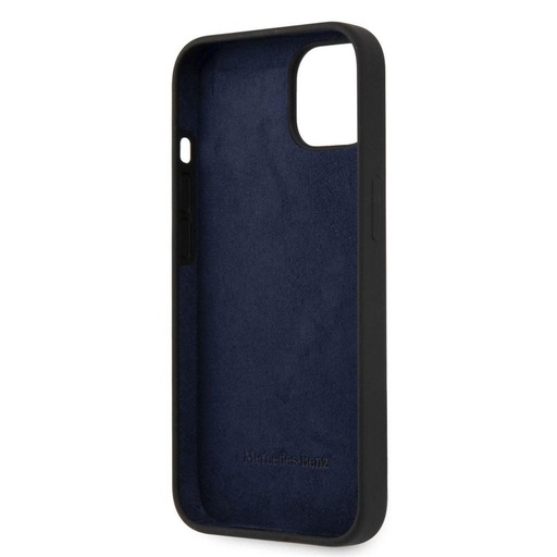 Apple iPhone 13 Mini Mercedes liquid silicone hátlap tok (Fekete) - MEHCP13SSIPBK