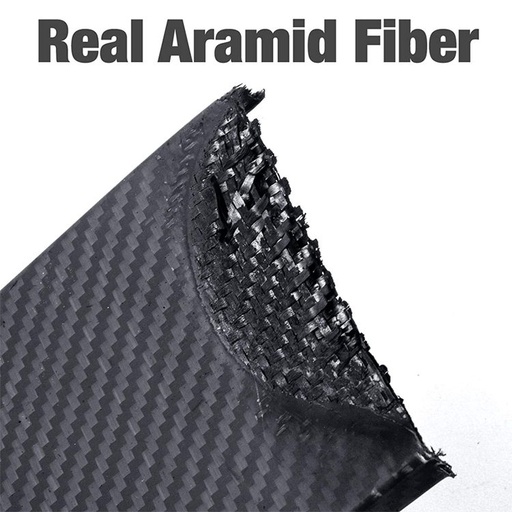 Apple iPhone 12 Pro aramid carbon ütésálló ultravékony hátlap tok (Fekete)