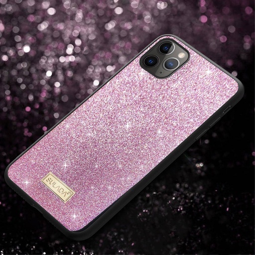 Apple iPhone 13 Pro SULADA dazzling glitter hátlap tok (Lila)
