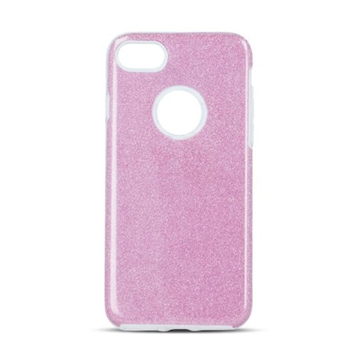 Apple iPhone 12 / iPhone 12 Pro glitter 3in1 hátlap tok (Rózsaszín)