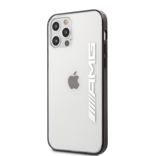 Apple iPhone 12/12 Pro AMG szilikon hátlap tok (Átlátszó) - AMHCP12MAESLBK
