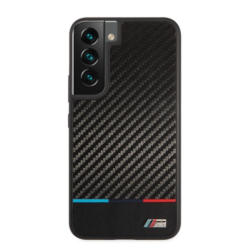 Samsung Galaxy S22 AMG bőr hátlap tok (Fekete) - AMHCS22SGSEBK