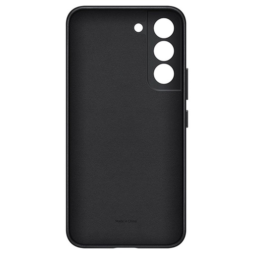 Samsung Galaxy S22 Leather tok (Fekete)