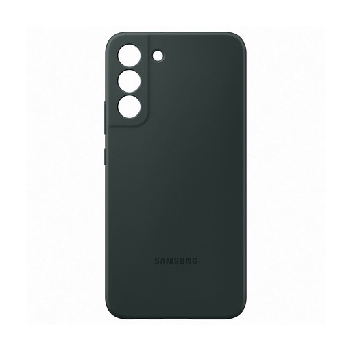 Samsung Galaxy S22 Plus Silicone Cover tok (Sötétzöld)
