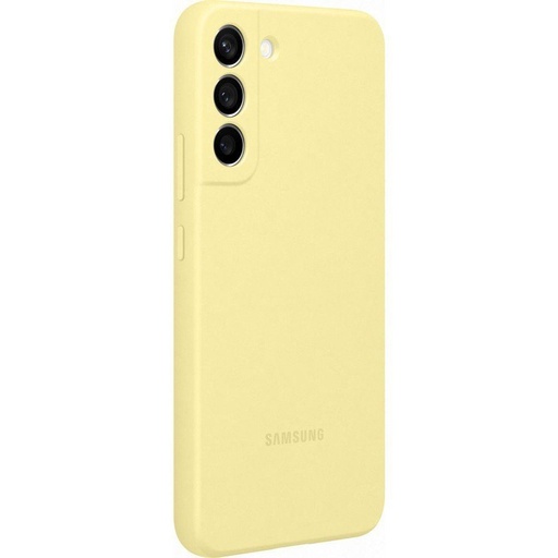 Samsung Galaxy S22 Silicone Cover tok (Sárga)