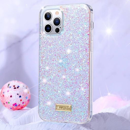 Apple iPhone 13 Pro Sulada luminous glitter hátlap tok (Rózsaszín)