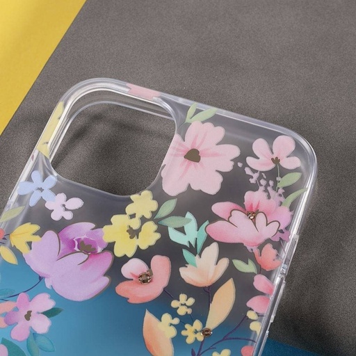 Apple iPhone 13 Kingxbar brilliant Swarovski köves hátlap tok (Rózsaszín)