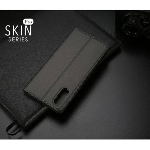 Apple iPhone 12/12 Pro DUX DUCIS skin bőr notesz tok (Fekete)