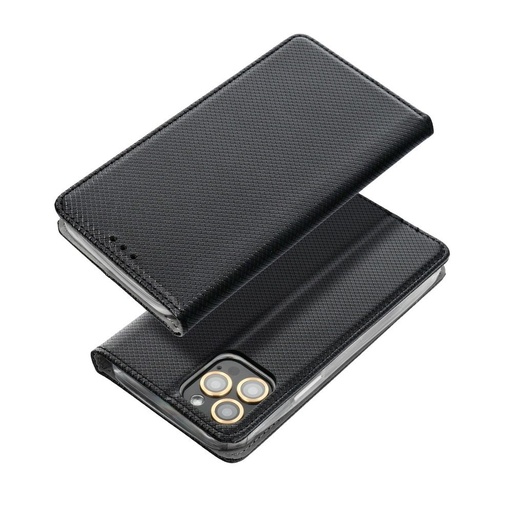 Apple iPhone 13 Mini smart book mágneses notesz tok (Fekete)