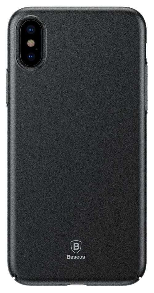 Apple iPhone X/ XS Baseus meteorite prémium hátlap tok, (Fekete)