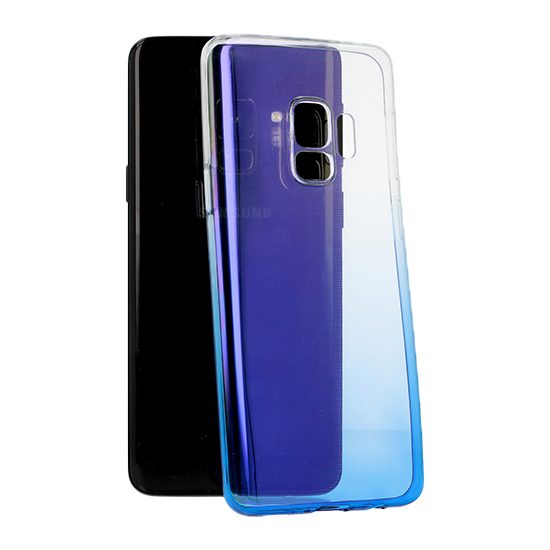Samsung Galaxy A70 ombre hátlap tok (Kék)