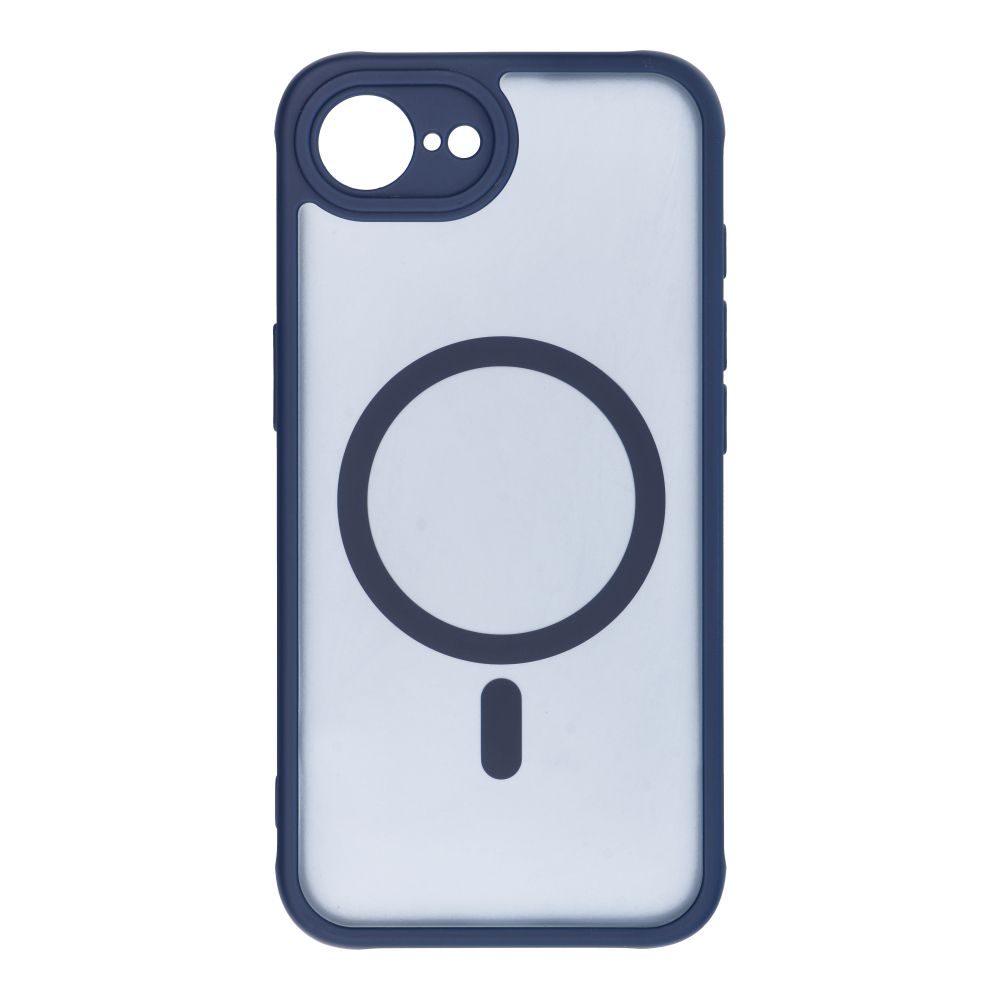 Apple iPhone 16e Full matte mag magsafe hátlap tok (Kék)