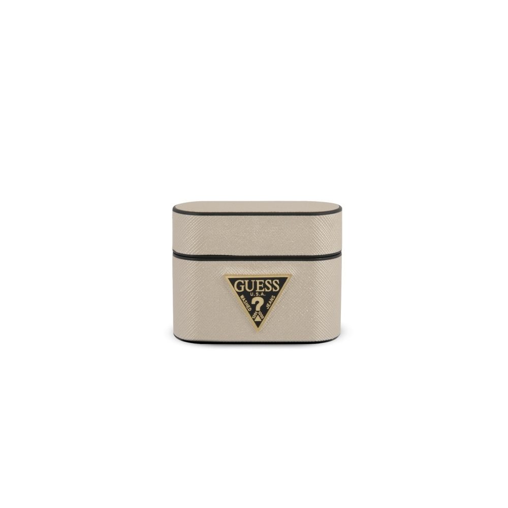 AirPods Pro Guess Saffiano tok (Bézs) - GUACAPVSATMLLG