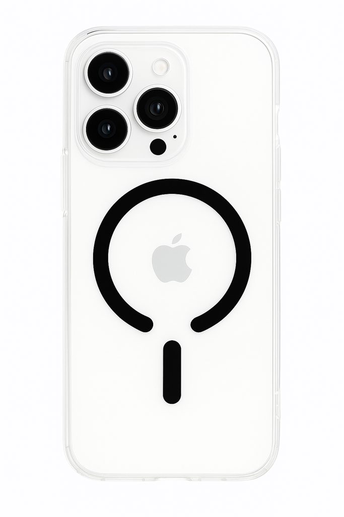 Apple iPhone 16 ROAR Mag Color Crystal MagSafe hátlap tok (Fekete)