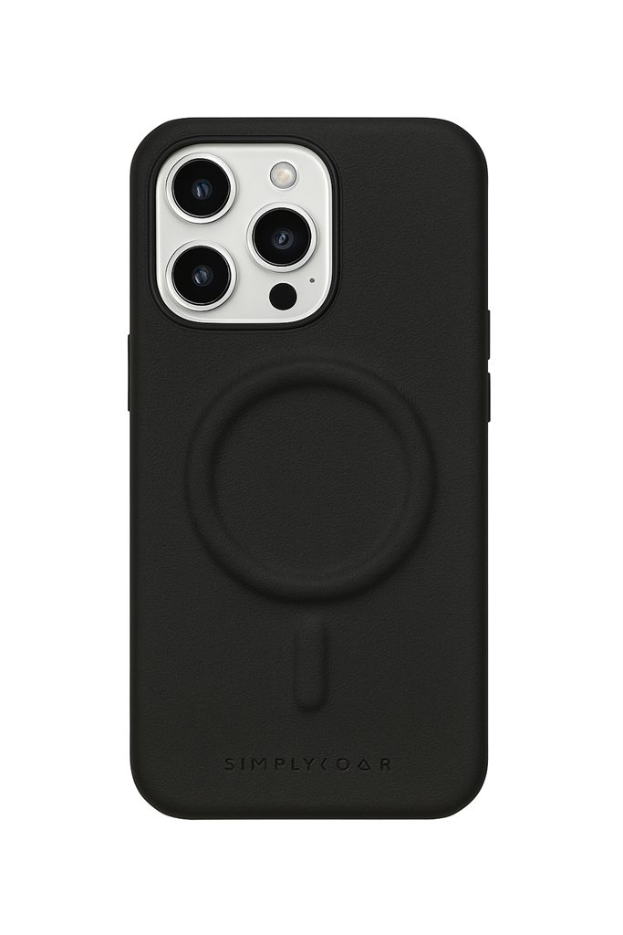 Apple iPhone 17 ROAR Modern Mag Leather MagSafe hátlap tok (Fekete)