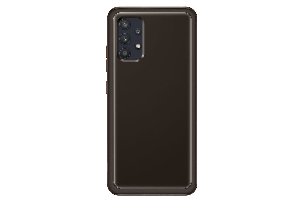 Samsung Galaxy A32 Soft Clear tok (Fekete)