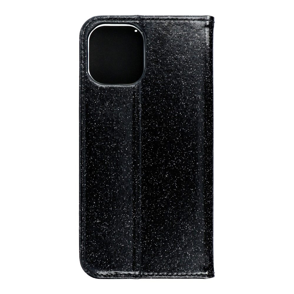 Apple iPhone 12 Pro Max Forcell Shining notesz tok, (Fekete)