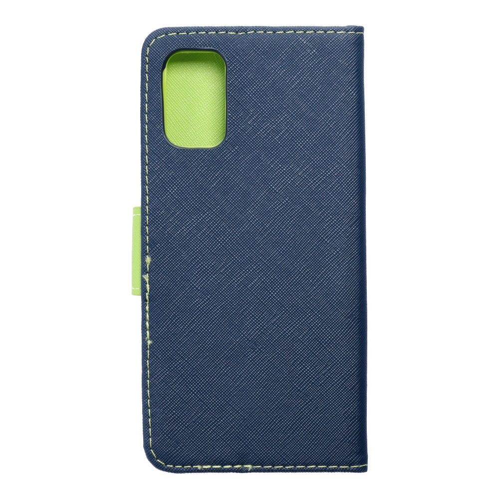 Samsung Galaxy A02s Fancy book notesz tok, (kék - lime)