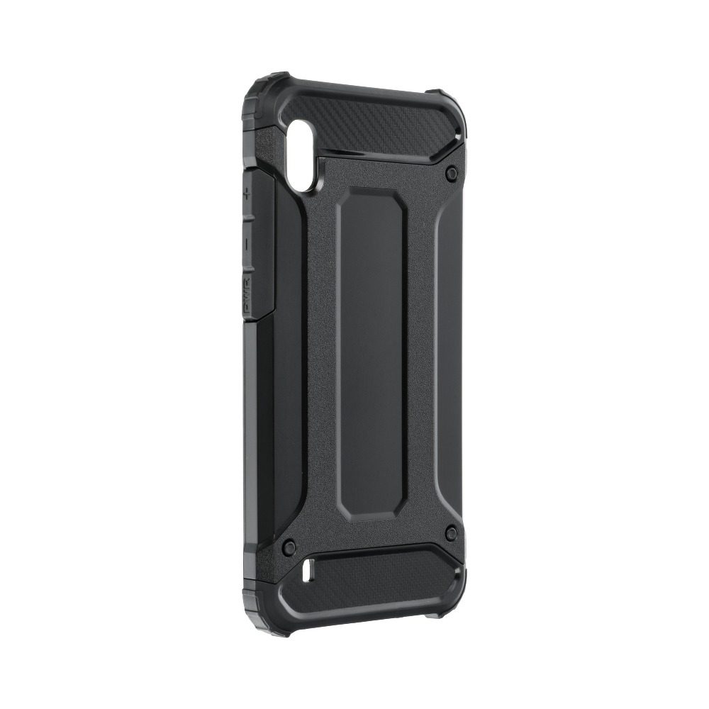 Samsung Galaxy A12 armor ütésálló hátlap tok, (Fekete)