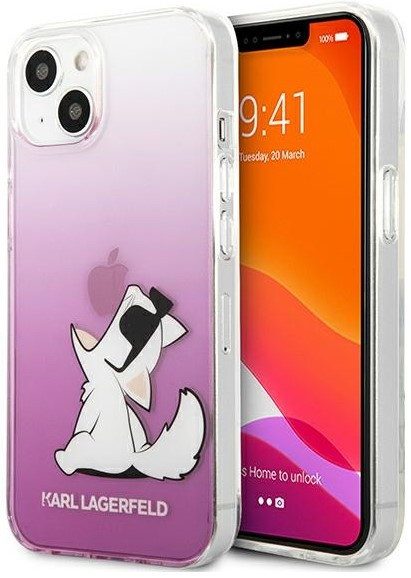 Apple iPhone 13 Pro Karl Lagerfeld PC/TPU Choupette Eat tok (Rózsaszín) – KLHCP13LCFNRCPI