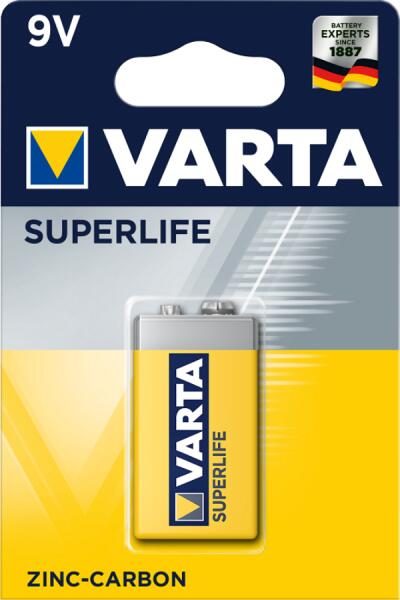 Varta Superlife 6F22 9V-os elem