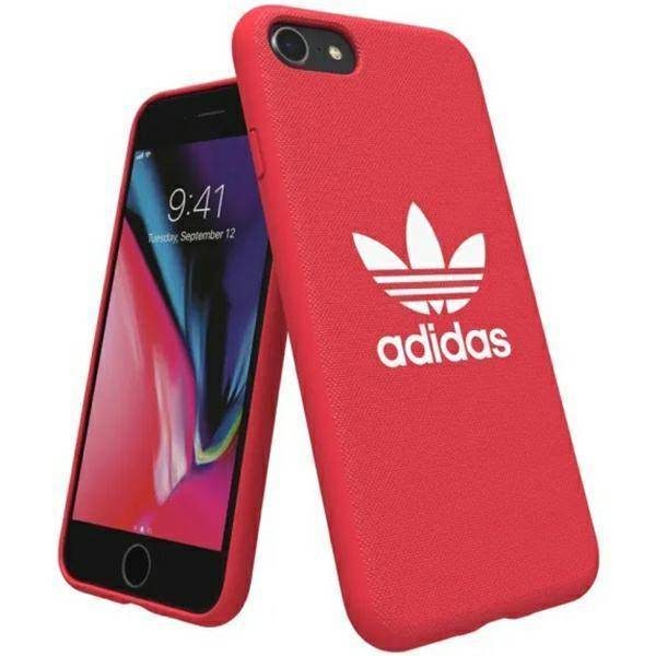 Apple iPhone 7 / iPhone 8 / iPhone 8 / iPhone SE 2020 / iPhone SE 2022 Adidas OR Moduled Canvas prémium hátlap tok (Piros)