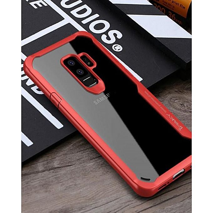 Huawei P20 Lite Ipaky acrylic prémium hátlap tok (Piros)